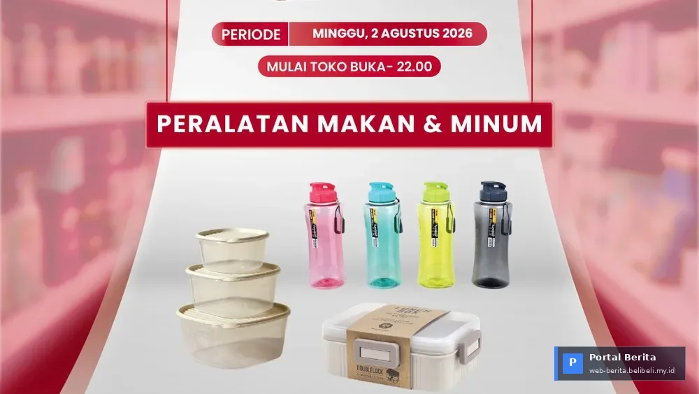 Gebyar Diskon Transmart Full Day Sale 2 Agustus 2026: Wadah Makan Mulai Rp 12 Ribu, Raih Promo Spesial Lainnya!
