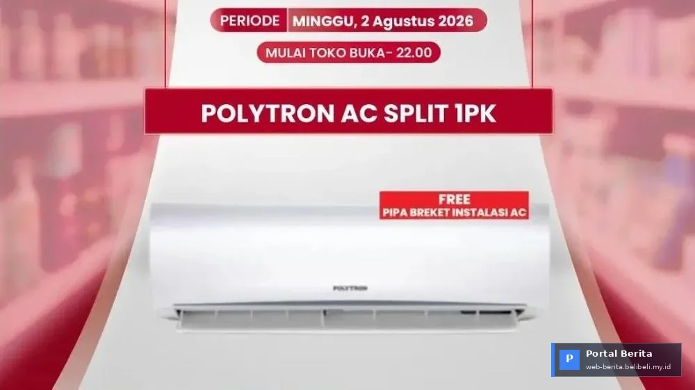 Serbu Diskon AC Gila-gilaan di Transmart Full Day Sale 2 Agustus 2026: Hemat Hingga Rp 1,7 Juta!