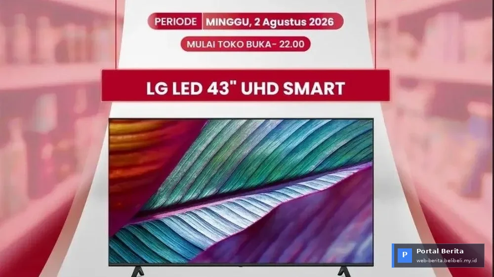 Diskon Gila-Gilaan: Smart TV Premium Transmart Full Day Sale Hanya Rp 1,1 Juta di Minggu, 2 Agustus 2026!