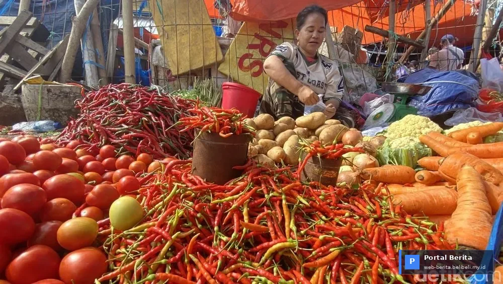 Inflasi Pangan 2026: Harga Cabai Rawit Melambung hingga Rp 70 Ribu/Kg, Beras dan Daging Ikut Terkerek